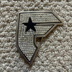 Famous stars and straps rhinestone belt buckle vintage y2k 2000s emo grunge goth